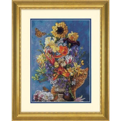 Набор для вышивания крестом Dimensions 70-35404 Золотой сад / Garden In Gold Набор для вышивания крестом Dimensions 70-35404 Золотой сад / Garden In Gold