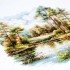 Набір для вишивання хрестиком MAGIC NEEDLE 70-39 Лісове озеро Набір для вишивання хрестиком MAGIC NEEDLE 70-39 Лісове озеро
