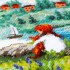 Набор для вышивания крестом MAGIC NEEDLE 70-42 Беззаботные дни Набор для вышивания крестом MAGIC NEEDLE 70-42 Беззаботные дни