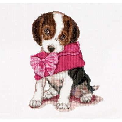 Набор для вышивки крестом Thea Gouverneur 732A Puppy Love (AIDA) Набор для вышивки крестом Thea Gouverneur 732A Puppy Love (AIDA)