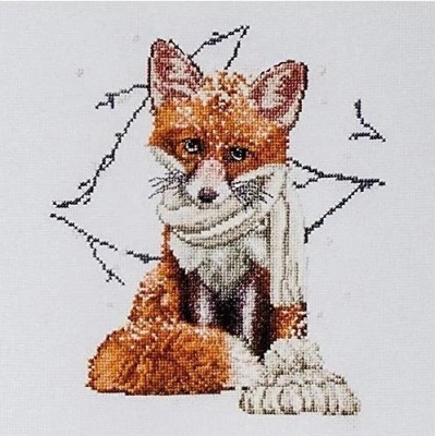 Набор для вышивки крестом Thea Gouverneur 744A Hey There Foxy Lady Набор для вышивки крестом Thea Gouverneur 744A Hey There Foxy Lady