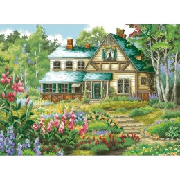 Набор для вышивания крестиком Classic Design 8328 Загородный дом Набор для вышивания крестиком Classic Design 8328 Загородный дом