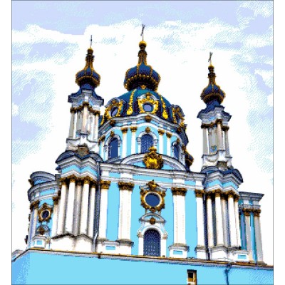 Авторский набор для вышивки бисером Токарева О. 33-3300-НА Андреевская Церковь Авторский набор для вышивки бисером Токарева О. 33-3300-НА Андреевская Церковь