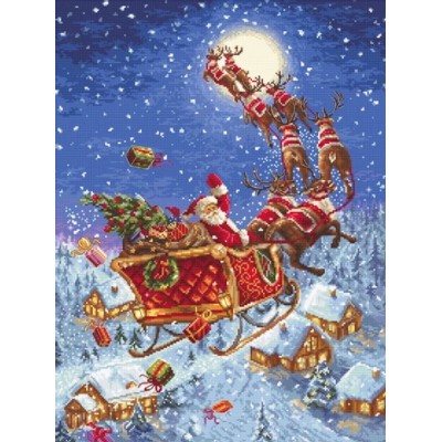 Набор для вышивки крестом - LETISTITCH - LETI 958 The reindeers on its way! Набор для вышивки крестом - LETISTITCH - LETI 958 The reindeers on its way!