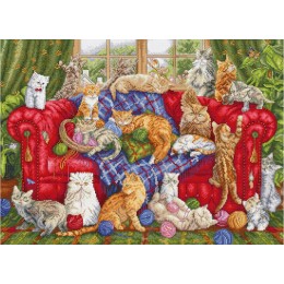 Набор для вышивания LETISTITCH L9946 Meow Manor