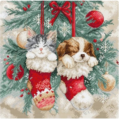 Набор для вышивания крестом LETISTITCH L9966 Christmas Naps