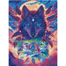 Набор для вышивания крестиком LETISTITCH L9976 Wolf Magic