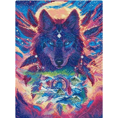 Набор для вышивания крестиком LETISTITCH L9976 Wolf Magic