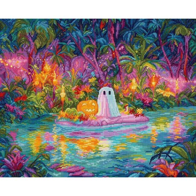 Набор для вышивания крестом LETISTITCH L9989 Glow Ghost Cove