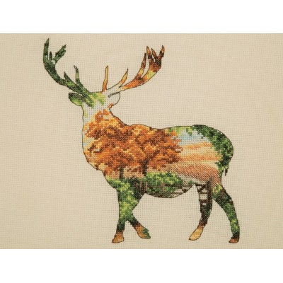 Stag Silhouette - Anchor MAIA - набор вышивки крестом Stag Silhouette - Anchor MAIA - набор вышивки крестом