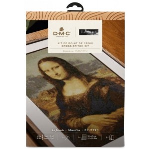 Набор для вышивания крестом DMC BK1970/81 Mona Lisa Leonardo da Vinci // Мона Ліза Леонардо да Вінчі