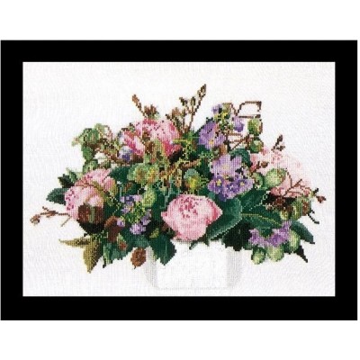 Набір для вишивки хрестом Thea Gouverneur 1080 Peonies Набір для вишивки хрестом Thea Gouverneur 1080 Peonies