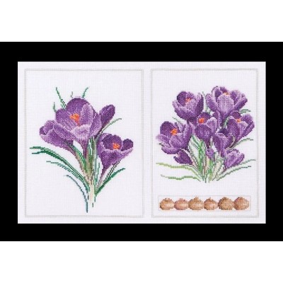 Набор для вышивки крестом Thea Gouverneur 444A Crocus Panel (aida) Набор для вышивки крестом Thea Gouverneur 444A Crocus Panel (aida)