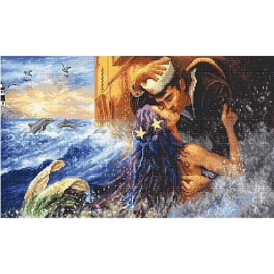 Mermaid kiss / Поцілунок русалки - LETISTITCH - набір вишивки хрестиком