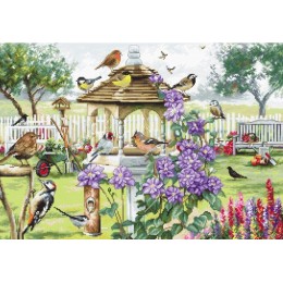 Набір для вишивання хрестиком - LETISTITCH - LETI 944 Bird table / Пташина годівниця Набір для вишивання хрестиком - LETISTITCH - LETI 944 Bird table / Пташина годівниця