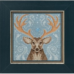 Набір для вишивання Mill Hill MH141636 Winter Stag//Зимовий олень Набір для вишивання Mill Hill MH141636 Winter Stag//Зимовий олень