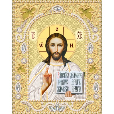 Набор для вышивания бисером Марічка НИК-5323 Икона Господь Вседержитель Набор для вышивания бисером Марічка НИК-5323 Икона Господь Вседержитель