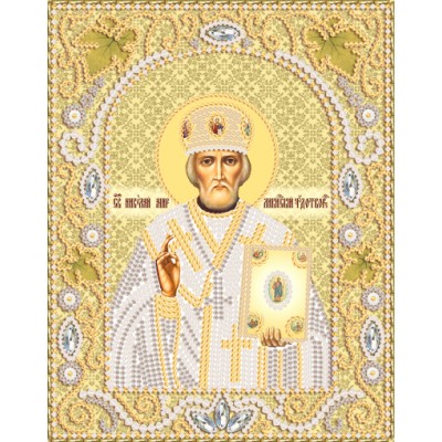 Набор для вышивания бисером Марічка НИК-5325 Икона Св.Николай Чудотворец Набор для вышивания бисером Марічка НИК-5325 Икона Св.Николай Чудотворец