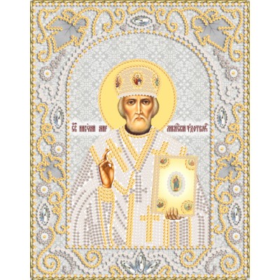 Набор для вышивания бисером Марічка НИК-5328 Икона Св.Николай Чудотворец Набор для вышивания бисером Марічка НИК-5328 Икона Св.Николай Чудотворец