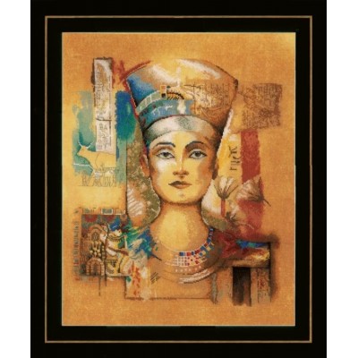 Набор для вышивки крестом LanArte PN-0007978 Nefertiti Набор для вышивки крестом LanArte PN-0007978 Nefertiti