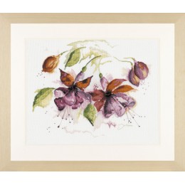 Набір для вишивання Lanarte PN-0008026 Fuchsia in watercolour Набір для вишивання Lanarte PN-0008026 Fuchsia in watercolour