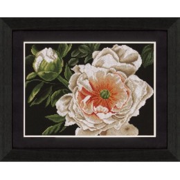 Набір для вишивання хрестиком Lanarte PN-0008177 Peony - Lady Of The Evening Набір для вишивання хрестиком Lanarte PN-0008177 Peony - Lady Of The Evening