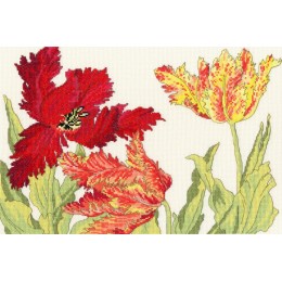 Набір для вишивання хрестиком Bothy Threads XBD9 Tulip Blooms / Тюльпан Набір для вишивання хрестиком Bothy Threads XBD9 Tulip Blooms / Тюльпан