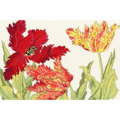 Набір для вишивання хрестиком Bothy Threads XBD9 Tulip Blooms / Тюльпан Набір для вишивання хрестиком Bothy Threads XBD9 Tulip Blooms / Тюльпан