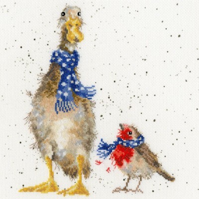 Набір для вишивання хрестиком Bothy Threads XHD54 Christmas Scarves / Різдвяні шарфи Набір для вишивання хрестиком Bothy Threads XHD54 Christmas Scarves / Різдвяні шарфи