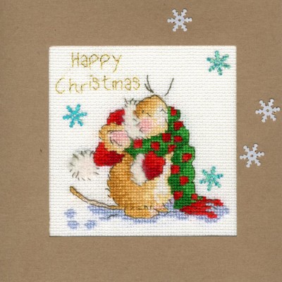 Набор для вышивания Bothy Threads XMAS18 (рождественская открытка) Counting Snowflakes / Подсчет снежинок Набор для вышивания Bothy Threads XMAS18 (рождественская открытка) Counting Snowflakes / Подсчет снежинок