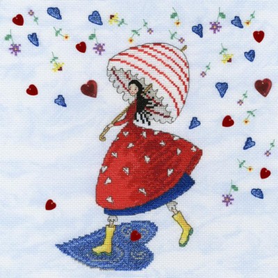 Набор для вышивки крестом Bothy Threads XMM1 Flower Rain / Цветочный дождь