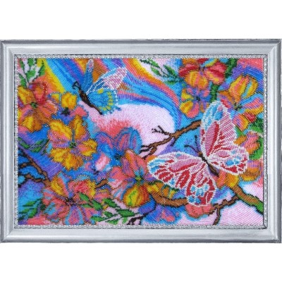 Набор для вышивки бисером - Butterfly - №116 Сказочные бабочки