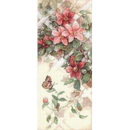Набір для вишивання хрестиком - Classic Design - 4325 Квіти та метелики Набір для вишивання хрестиком - Classic Design - 4325 Квіти та метелики