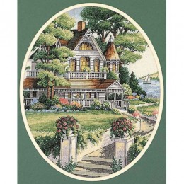 Набір для вишивання хрестиком - Classic Design - 4351 Вікторіанський будинок Набір для вишивання хрестиком - Classic Design - 4351 Вікторіанський будинок