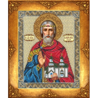 Вышивка бисером икон - Русская искусница - №391 Икона Св. Владислав Вышивка бисером икон - Русская искусница - №391 Икона Св. Владислав