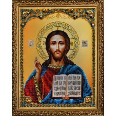 Вишивка бісером - Картини бісером - Ікона Христа Спасителя Р-123