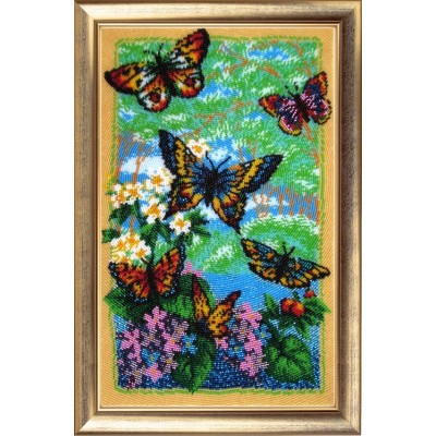 Набор для вышивки бисером - Butterfly - №110 Порхающие бабочки
