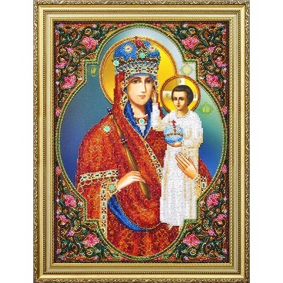 Вышивка бисером икон - Картины бисером - Икона Призри на смирение Р-392 Вышивка бисером икон - Картины бисером - Икона Призри на смирение Р-392