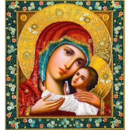 Вишивка бісером - Картини бісером - Р-313 Ікона Божої Матері Касперовської Вишивка бісером - Картини бісером - Р-313 Ікона Божої Матері Касперовської