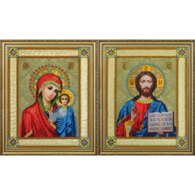 Вышивка бисером икон - Картины бисером - Р-364 Венчальные иконы Вышивка бисером икон - Картины бисером - Р-364 Венчальные иконы