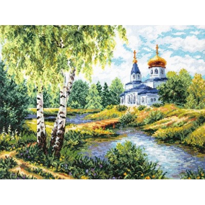Набор для вышивки крестом Magic Needle 43-10 Дорога к Храму Набор для вышивки крестом Magic Needle 43-10 Дорога к Храму