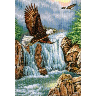 Набор для вышивки крестом - Classic Design - 4484 Над водопадом