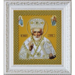 Вишивка бісером - Картини бісером - Ікона Святителя Миколая Чудотворця (золото) Р-270 Вишивка бісером - Картини бісером - Ікона Святителя Миколая Чудотворця (золото) Р-270