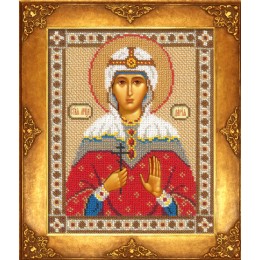 Вишивка бісером ікон - Російська майстриня - №308 Ікона Св. Дар'я Вишивка бісером ікон - Російська майстриня - №308 Ікона Св. Дар'я