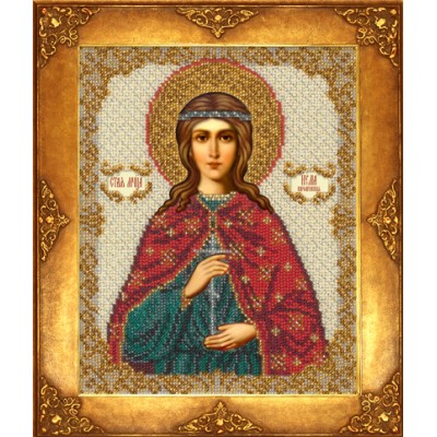 Вышивка бисером икон - Русская искусница - №342 Икона Св. Юлия Вышивка бисером икон - Русская искусница - №342 Икона Св. Юлия