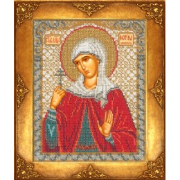 Вишивка бісером ікон - Російська майстриня - №307 Ікона Св. Світлана Вишивка бісером ікон - Російська майстриня - №307 Ікона Св. Світлана