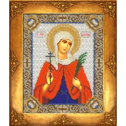 Вишивка бісером ікон - Російська майстриня - №311 Ікона Св. Валентина Вишивка бісером ікон - Російська майстриня - №311 Ікона Св. Валентина