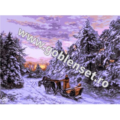 Вышивка гобеленовым швом - Goblen Set - G939 Зима на Кавказе Вышивка гобеленовым швом - Goblen Set - G939 Зима на Кавказе